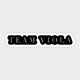 Team Viola Sticker